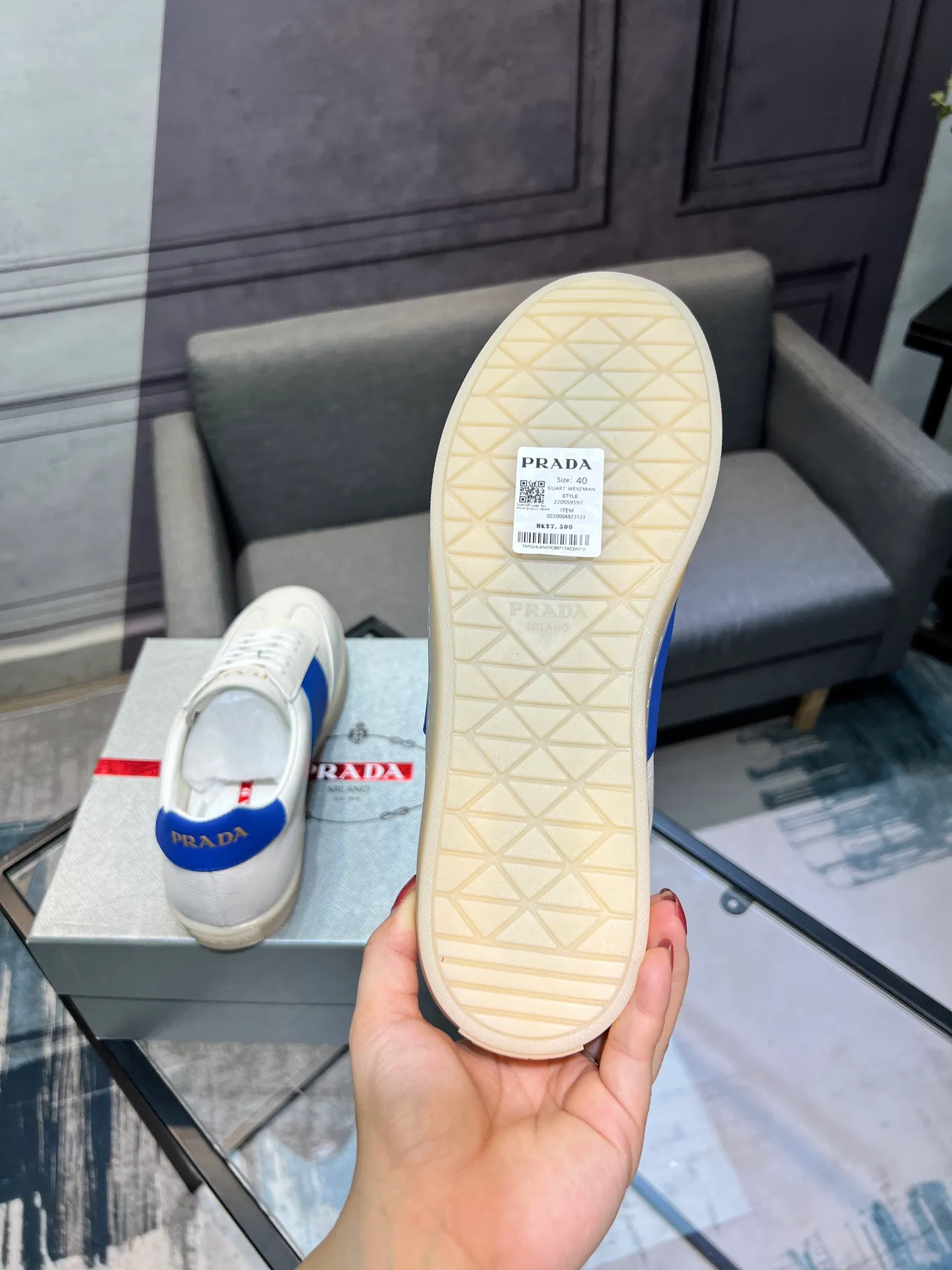 Men's shoes 💰540 [PRADA] Men's shoes are popular in the counter, official website synchronization, 1 high-quality shipment ✔️ Original frosted cowhide + cowhide lining, 1🆚1 replica, original sole, 38-45 (45 customized, non-refundable)